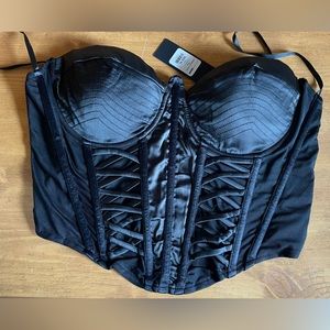 Black XL Fashion Nova Corset Top